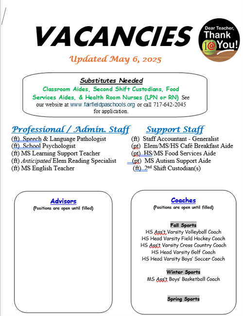 Vacancies